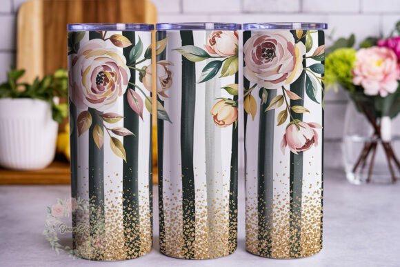 Blush Rose Gold Glitter Tumbler Wrap Review