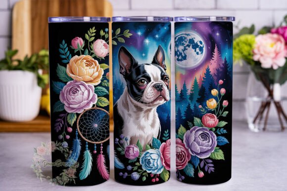 Boston Terrier Dreamcatcher 20oz Wrap Review