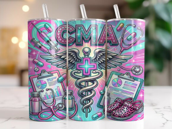 CMA Medical Staff 20 Oz Skinny Tumbler