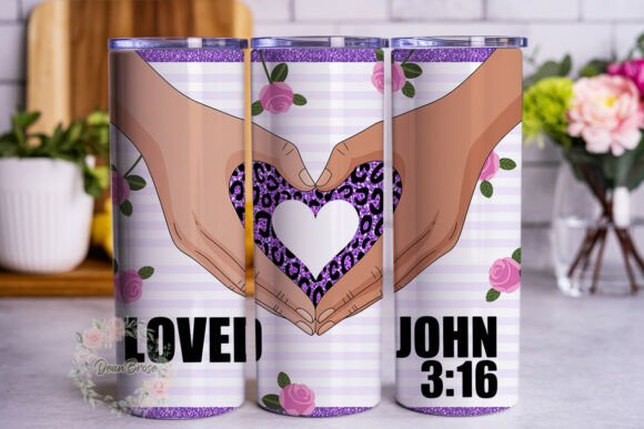 Critiquing Christian Love Hands 20oz Tumbler Wrap