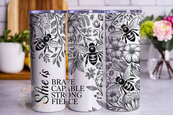 Empower Bee Floral 20oz Tumbler Wrap Review