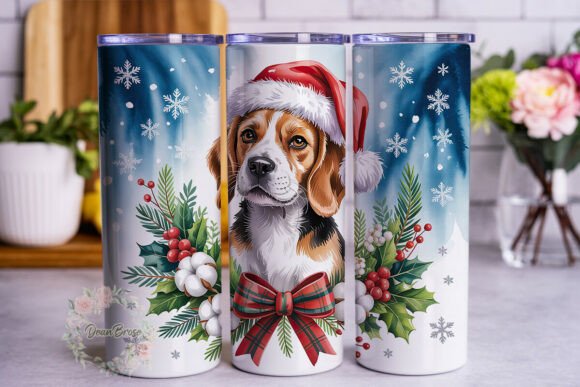 Festive Beagle Christmas 20oz Tumbler Wr Review