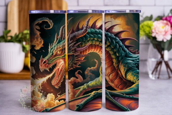 Fierce Dragon Art 20oz Tumbler Wrap Review
