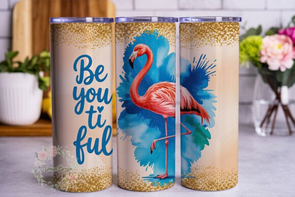 Flamingo Be You Tiful 20oz Tumbler Wrap Review