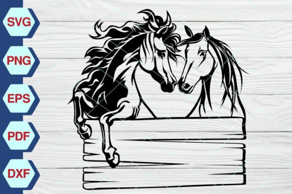 Horse Split Name Frame SVG EP343 Review
