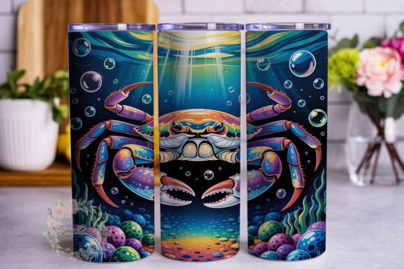 Iridescent Ocean Crab 20oz Tumbler Wrap Review