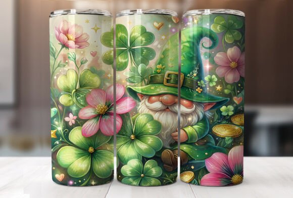 Lucky Gnome Shamrock Tumbler Wrap Design Review