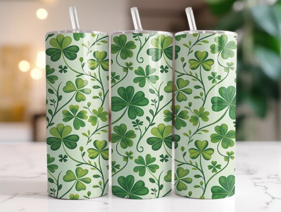 Lucky Irish Shamrock 20oz Tumbler Wrap Review