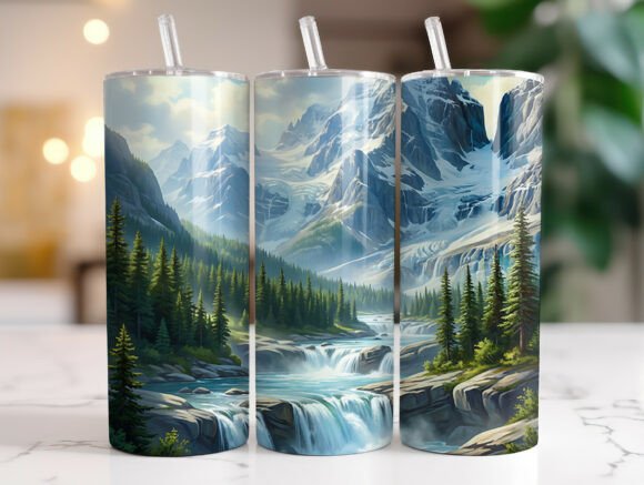 Mountain River Nature 20oz Tumbler Wrap Review