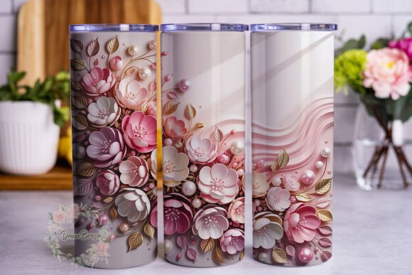 Pink Pearl Floral 20oz Tumbler Wrap Review