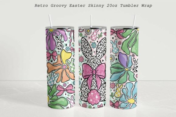 Retro Groovy Easter Skinny Tumbler Wrap Review