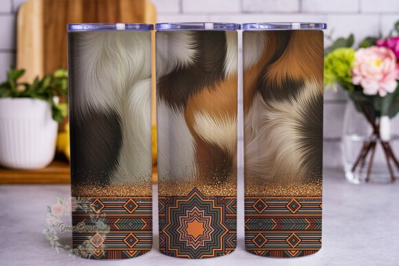 Rustic Fur Geometric Pattern 20oz Skinny Review
