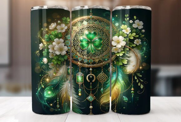 Shamrock Dreamcatcher Feather Tumbler Review