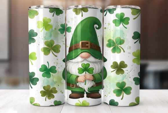 Shamrock Gnome St Patrick Tumbler Wrap Review