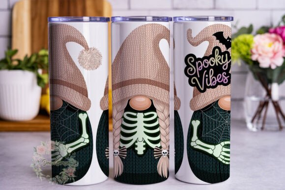 Spooky Vibes Gnome 20oz Tumbler Wrap Review