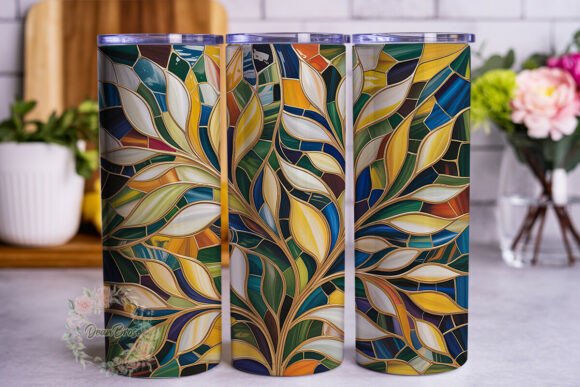 Stained Glass Floral 20oz Tumbler Wrap Review