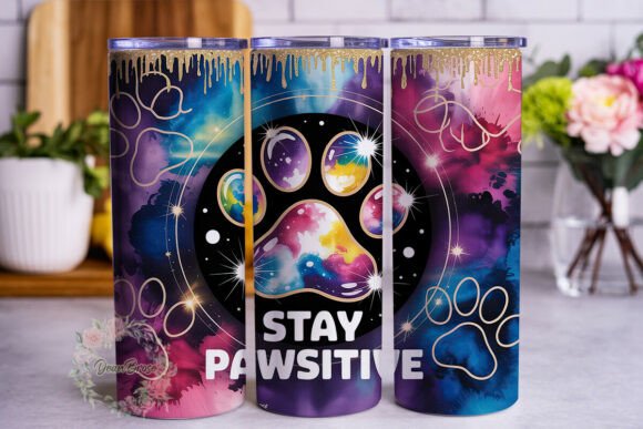 Stay Pawsitive Galaxy 20oz Wrap Review