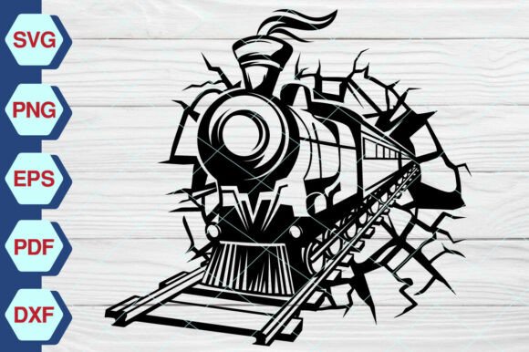 Train SVG, Steam Train SVG EP-319 Review for Real Embroidery