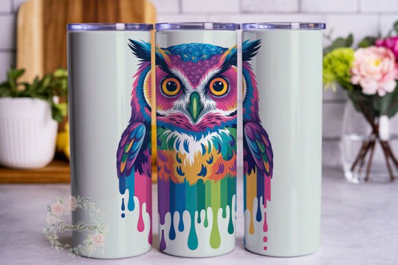 Vibrant Owl Art 20oz Tumbler Wrap Review