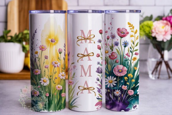 Watercolor Wildflower MAMA 20oz Tumbler Review