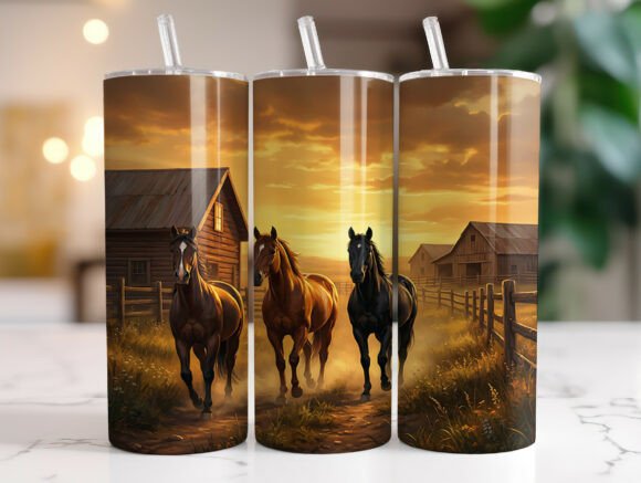 Western Horse 20 Oz Skinny Tumbler Wrap Review