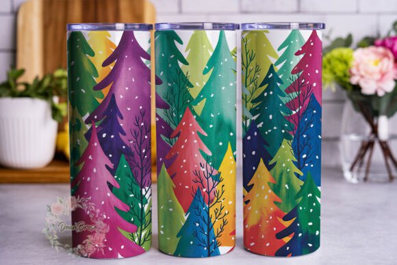 Whimsical Watercolor Forest 20oz Tumbler