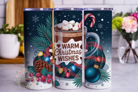 Winter Wishes Hot Cocoa 20oz Tumbler Wra Review